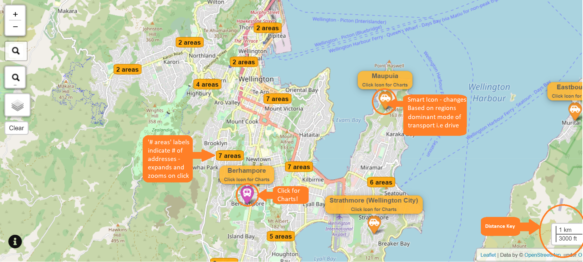 Scroll to zoom in and out